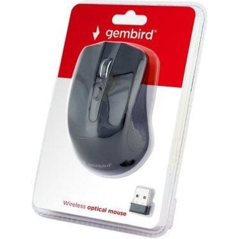 GEMBIRD myš MUSW-4B-04, čierna, bezdrôtová, USB nano receiver 4