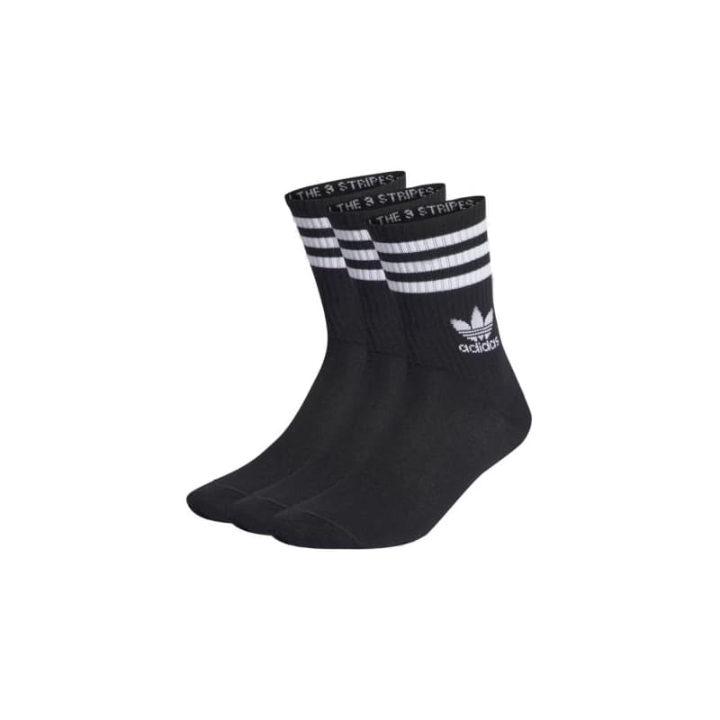 Ponožky ADIDAS ORIGINALS 3 PACK-CREW SOCK-BLACK 1