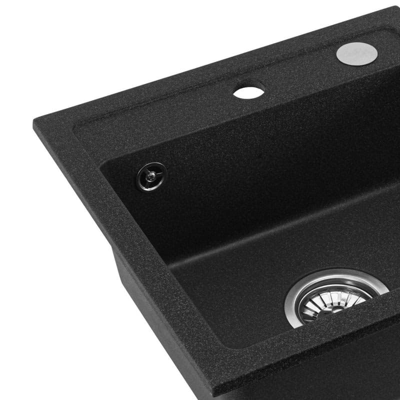 REA REA - Kuchynský drez WEST - čierna žula dots ZLE-00115 6