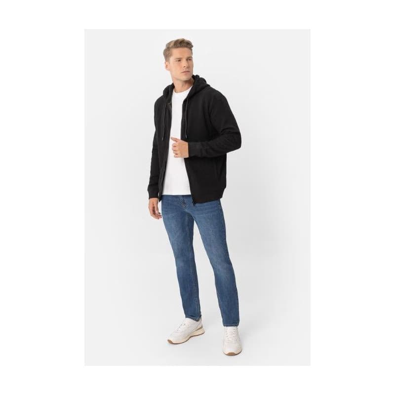 Pánska mikina so zipsom VOLCANO B-LERMO-700-BLACK 4