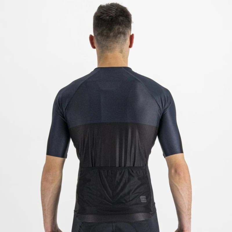 Pánsky cyklistický dres s krátkym rukávom SPORTFUL Light pro jersey, black galaxy blue 3