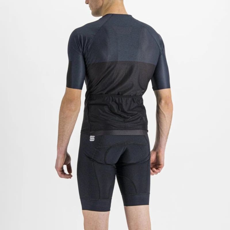 Pánsky cyklistický dres s krátkym rukávom SPORTFUL Light pro jersey, black galaxy blue 4