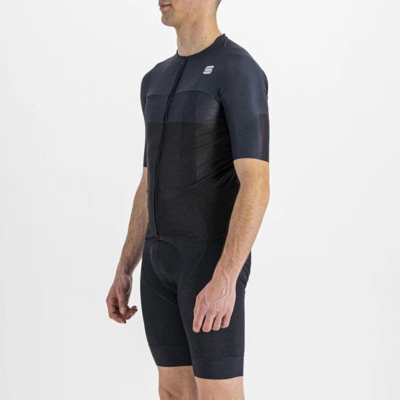 Pánsky cyklistický dres s krátkym rukávom SPORTFUL Light pro jersey, black galaxy blue 5