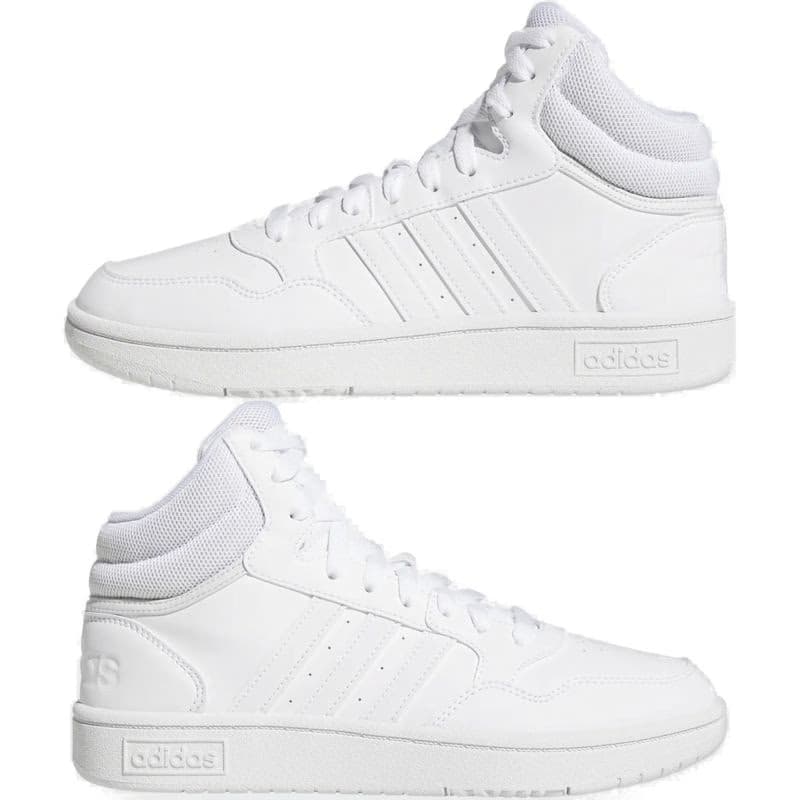 Dámska rekreačná obuv ADIDAS Hoops 3.0 Mid cloud white cloud white dash grey 4