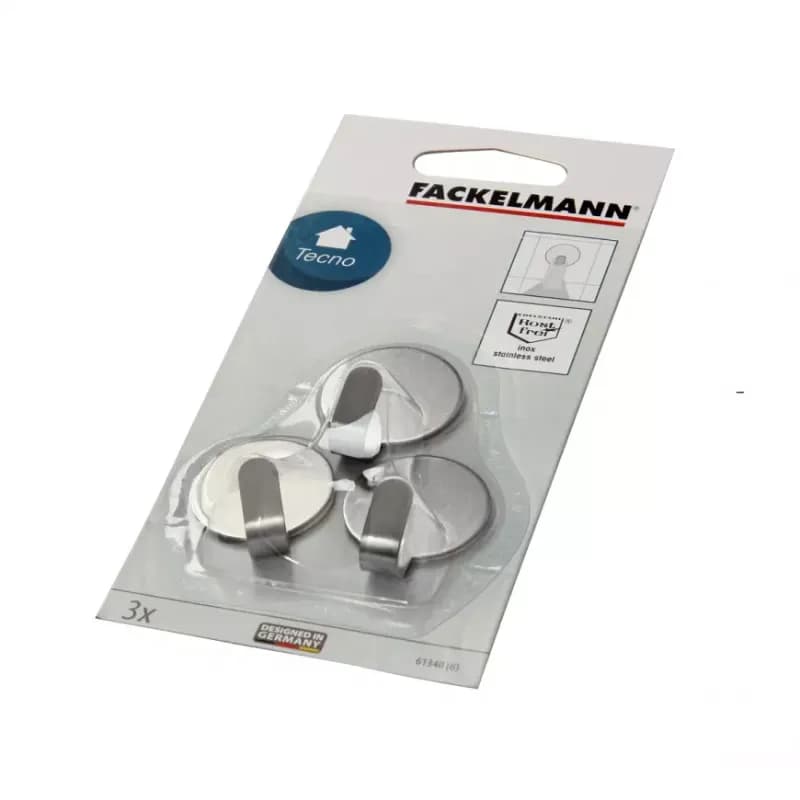 Háčiky okrúhle samolepiace saténové  3,7cm 61340 1