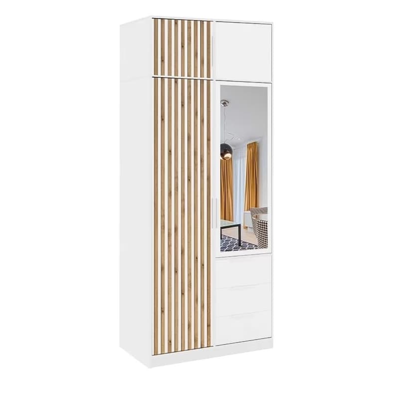 ArtStol Nadstavec ku skrini BALI LUX D2 | biela 2