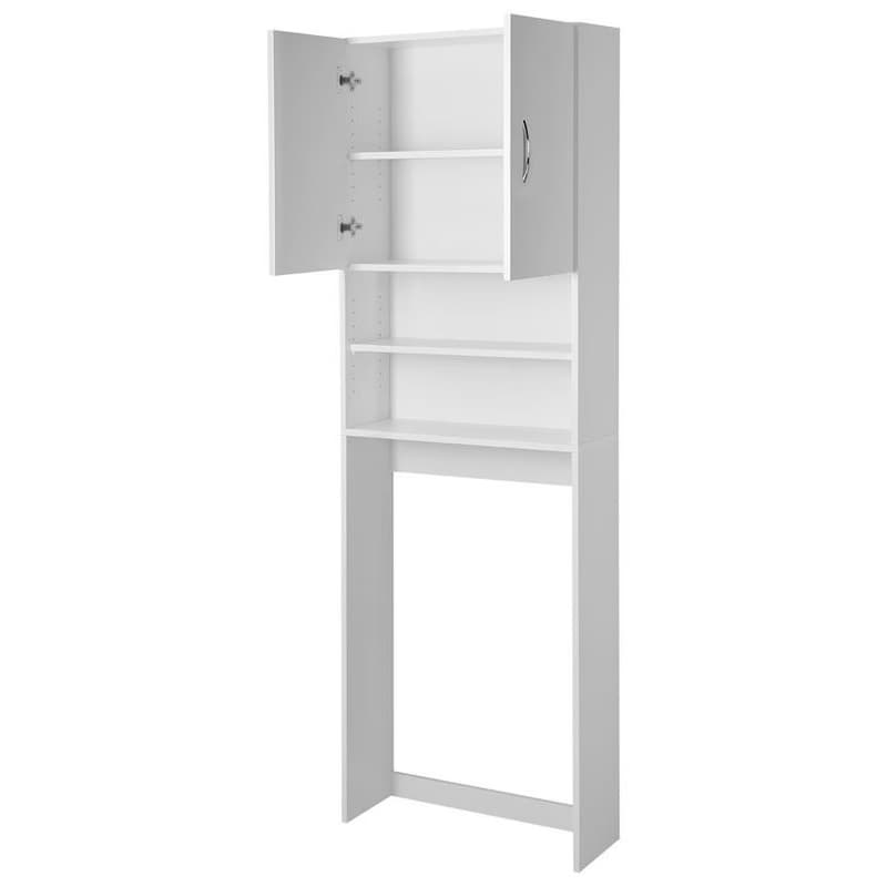 AQUALINE - SIMPLEX ECO skrinka za práčku 63x25x190cm, biela SIME715 3