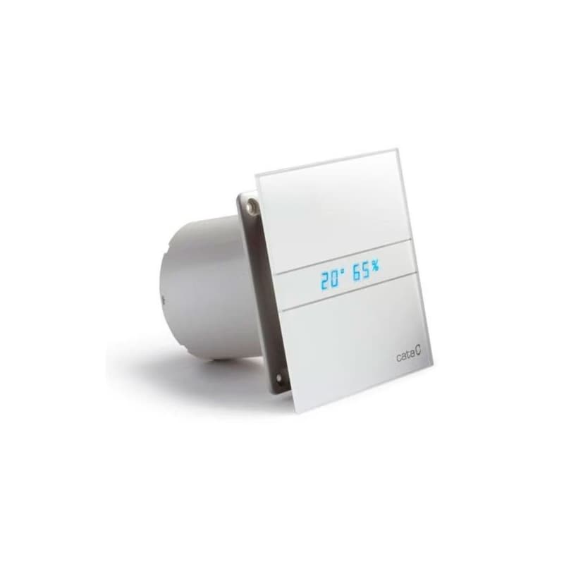 CATA - E-120 GTH kúpeľňový ventilátor axiálny s automatom, 6W/11W, potrubie 120, biel 00901200