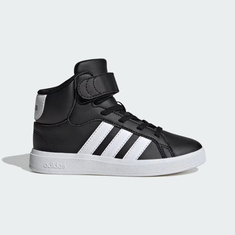 Detská rekreačná obuv ADIDAS Grand Court Mid K core black cloud white core black 2