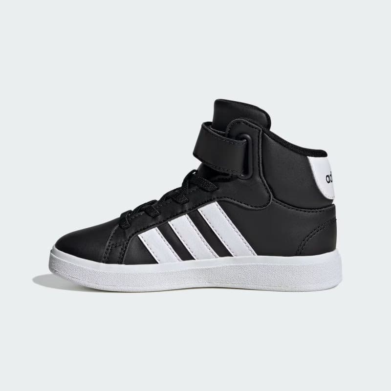 Detská rekreačná obuv ADIDAS Grand Court Mid K core black cloud white core black 3