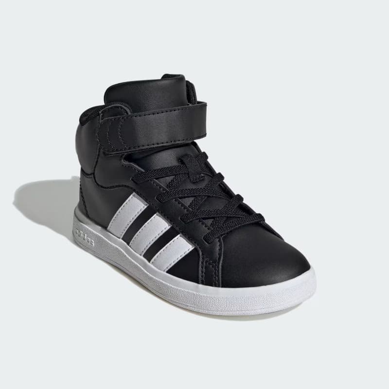 Detská rekreačná obuv ADIDAS Grand Court Mid K core black cloud white core black 4