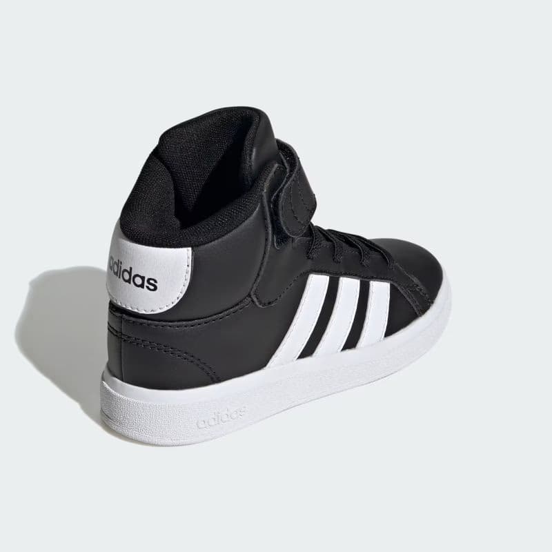 Detská rekreačná obuv ADIDAS Grand Court Mid K core black cloud white core black 6