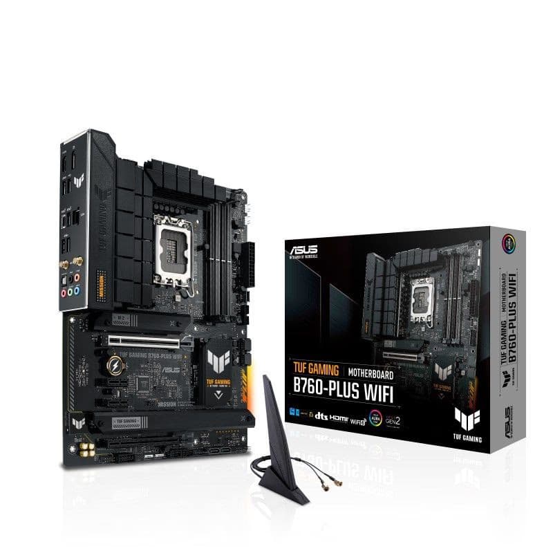 ASUS MB Sc LGA1700 TUF GAMING B760-PLUS WIFI, Intel B760, 4xDDR5, 1xDP, 1xHDMI, WI-FI 5