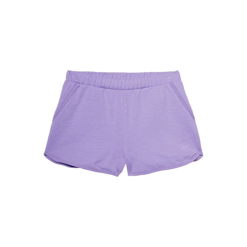 Dievčenské teplákové kraťasy 4F JUNIOR SHORTS CAS-4FJWSS24TSHOF280-52S-LIGHT VIOLET 6
