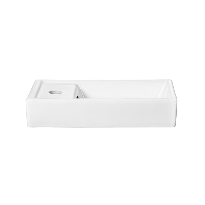 Elvisia Keramické umývadlo VEDEA 40 | biely lesk 40 cm 3