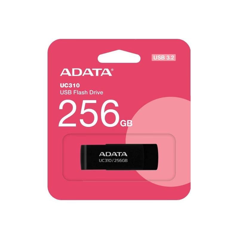 ADATA Flash Disk 256GB UC310, USB 3.2, čierna 3