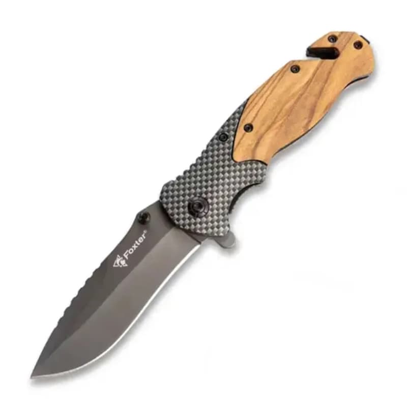FOXTER Skladací záchranársky poľovný nôž, 21 cm