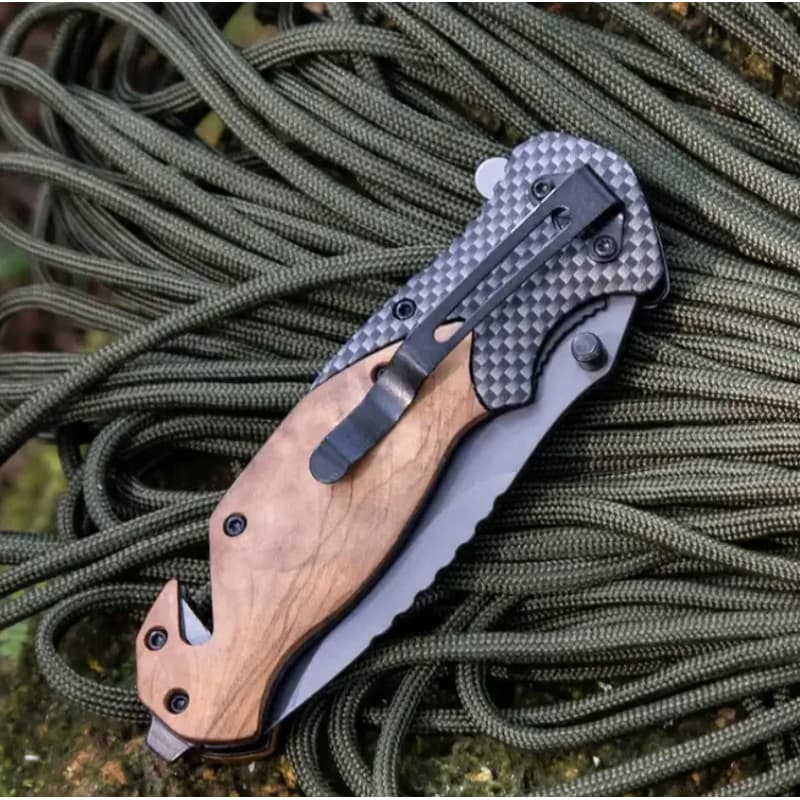 FOXTER Skladací záchranársky poľovný nôž, 21 cm 4