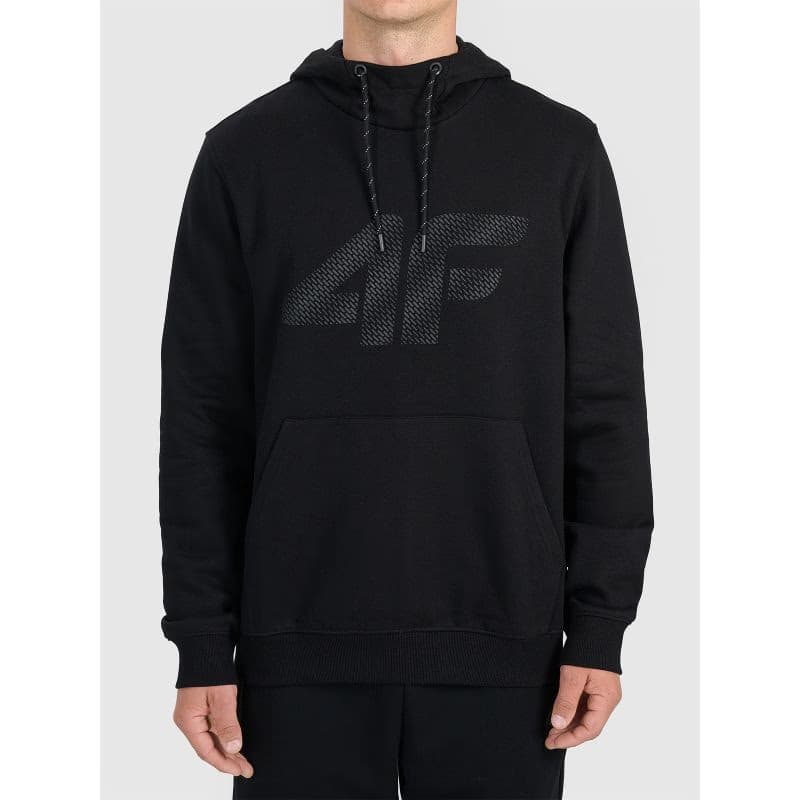 Pánska mikina s kapucňou 4F SWEATSHIRT M2548-20S-DEEP BLACK 2