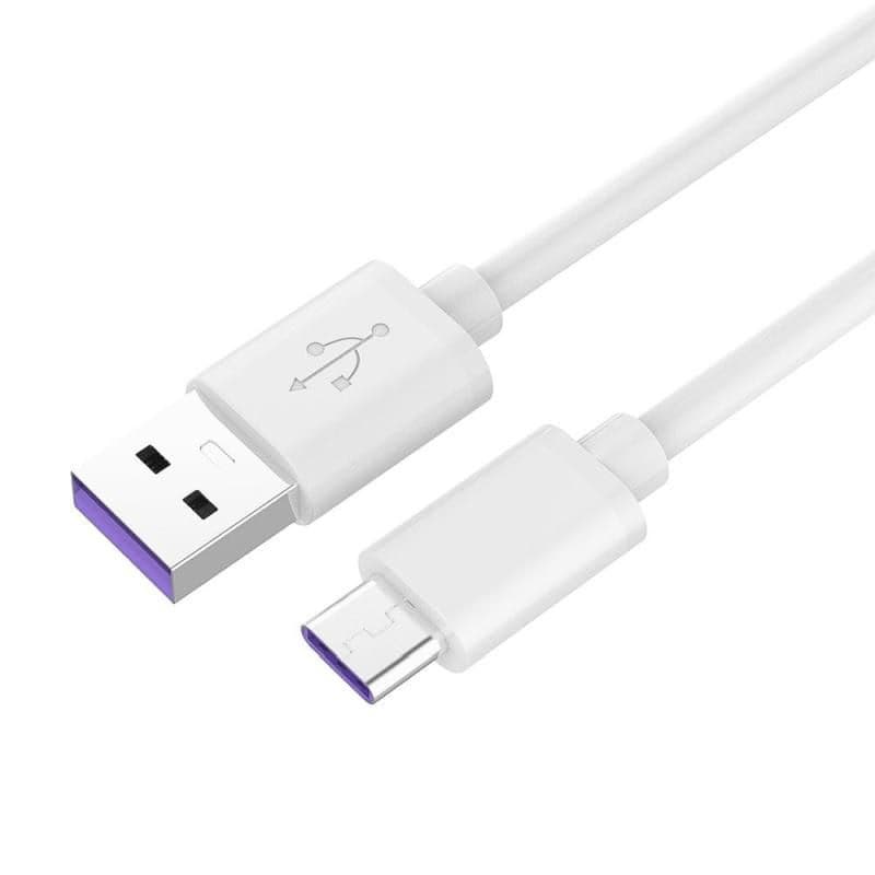 PremiumCord Kábel USB 3.1 C/M - USB 2.0 A/M, Super fast charging 5A, biely, 2m 1