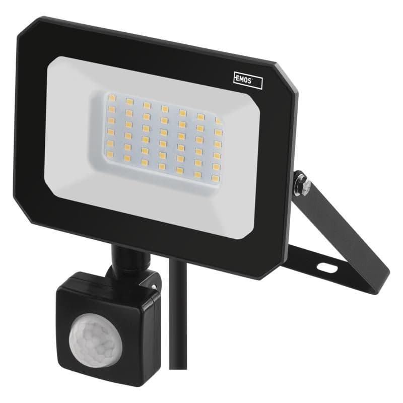 EMOS LED REFLEKTOR SIMPO 30W, 3000Lm, 4000K, PIR 6