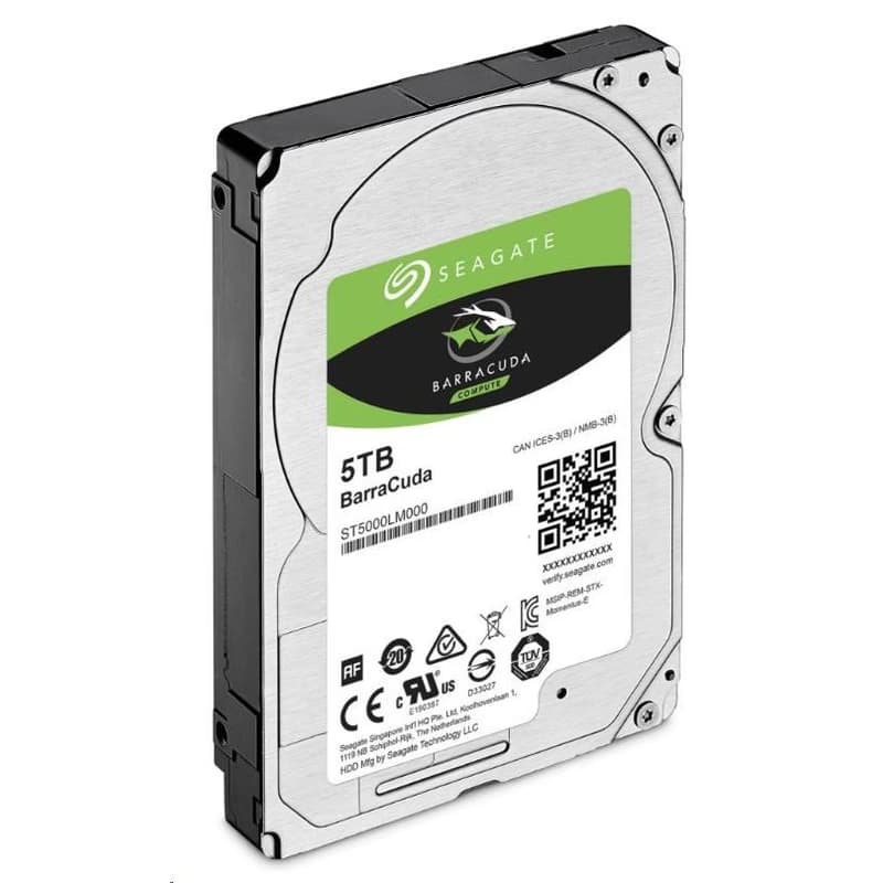 SEAGATE HDD 5TB BARRACUDA, 2.5", SATAIII, 5400RPM, 128MB Cache, 15mm 3