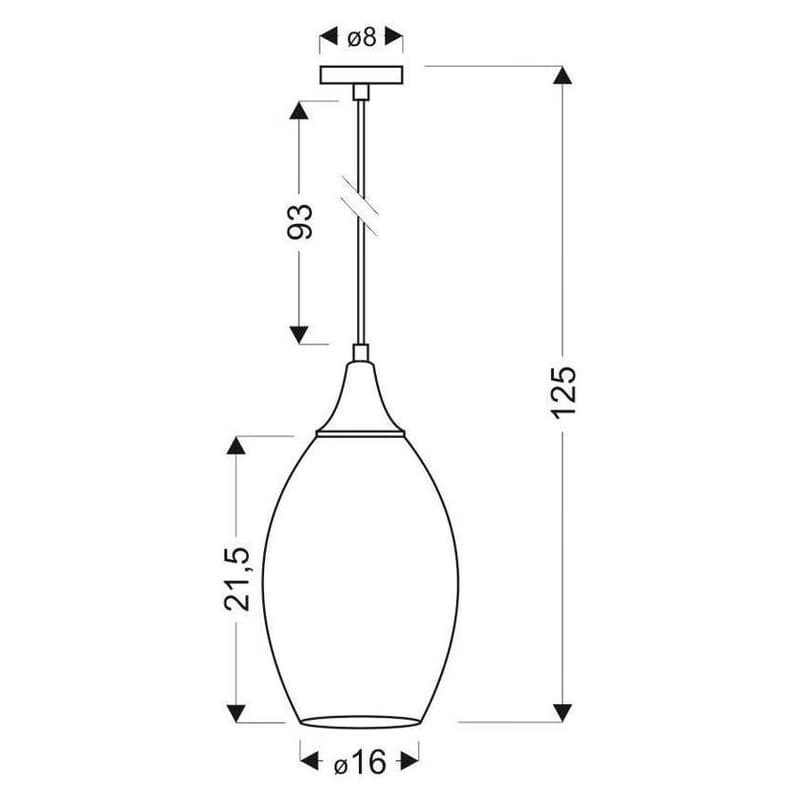 Závesná lampa CELIA 1xE27 Candellux 5