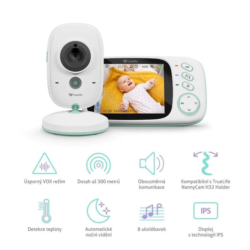 TrueLife NannyCam H32 Pro - digitálna video opatrovateľka 2