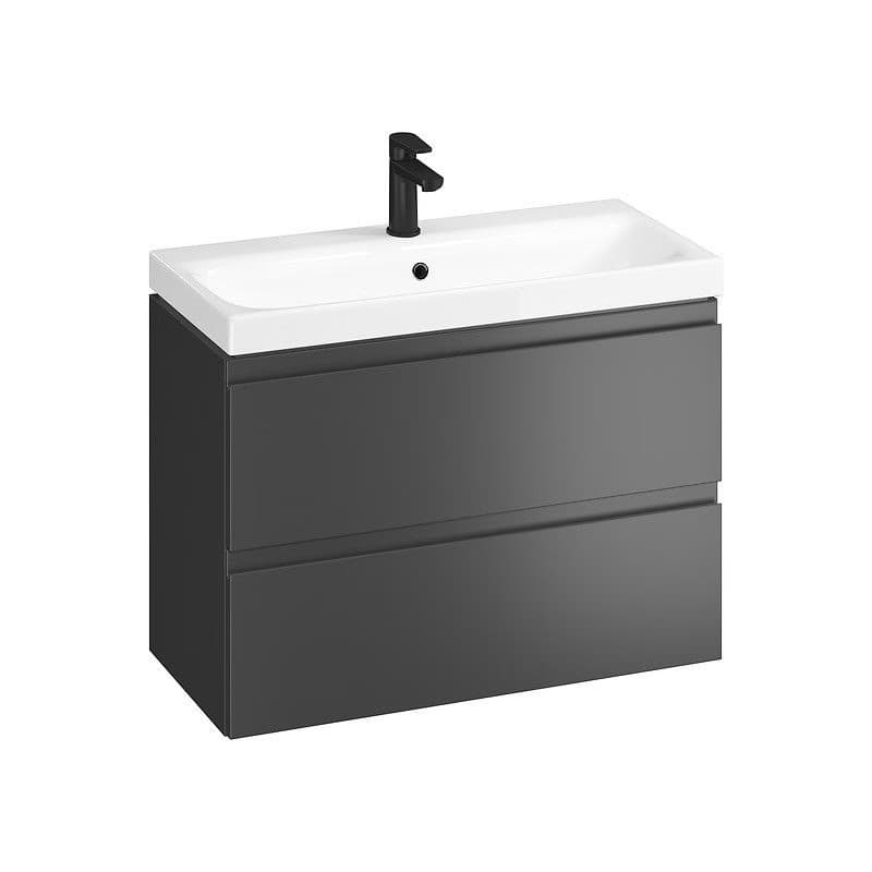 CERSANIT - SET B813 MODUO SLIM 80 ANTRACIT DSM (skrinka + umývadlo) S801-468-DSM 5