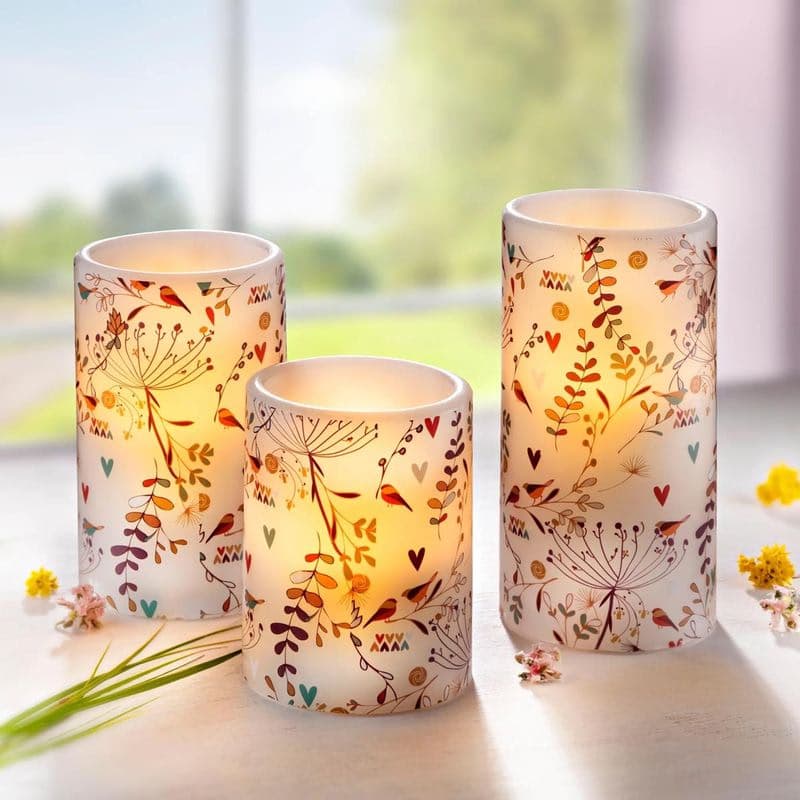 LED sviečky Dandelion, sada 3 ks 1