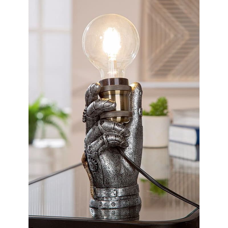 LED stolová lampa "Steampunk Hand" 1