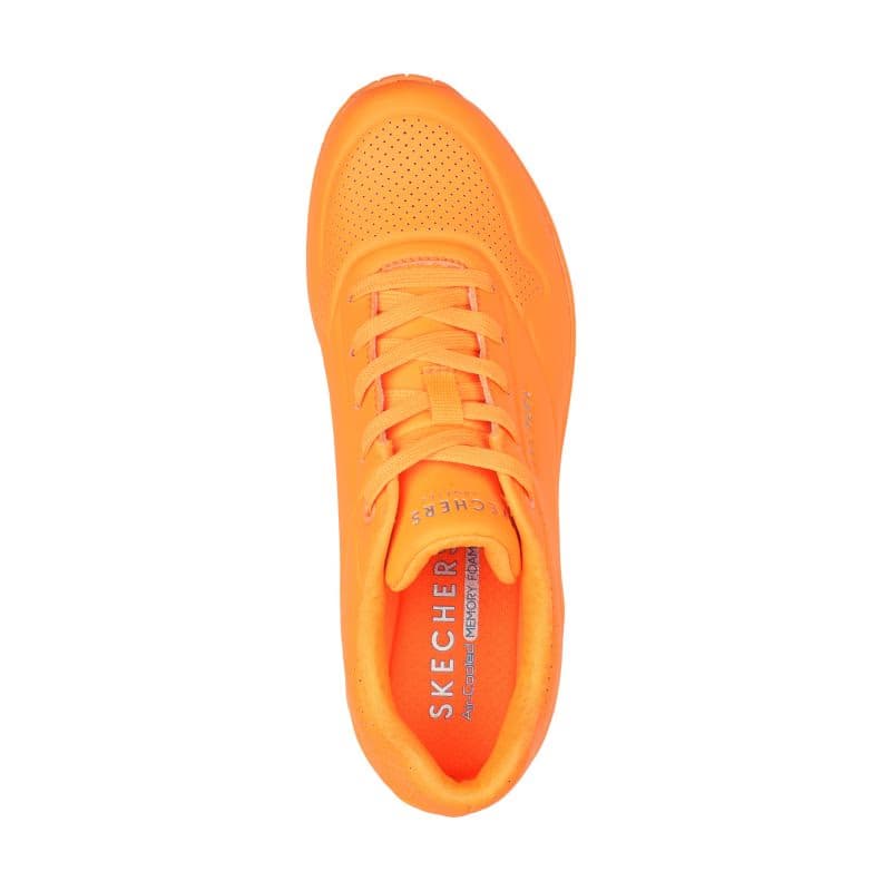 Dámska rekreačná obuv SKECHERS Uno Night Shades neon orange 4