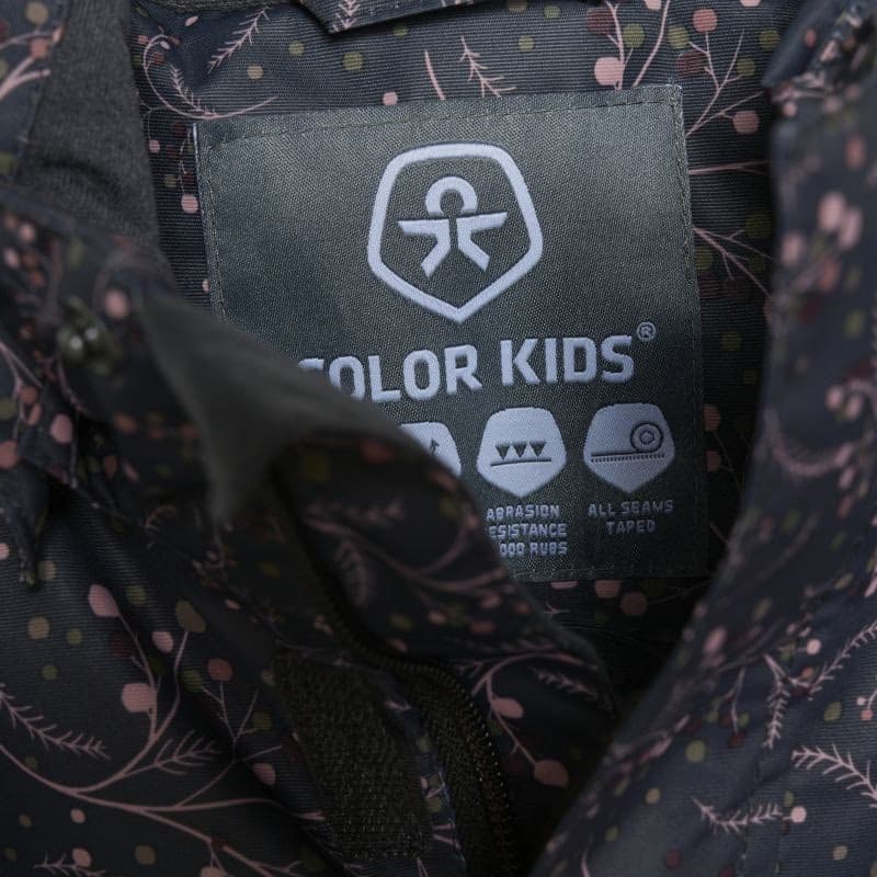 Detský zimný overal COLOR KIDS Coverall - AOP, phantom 741089.1919 4