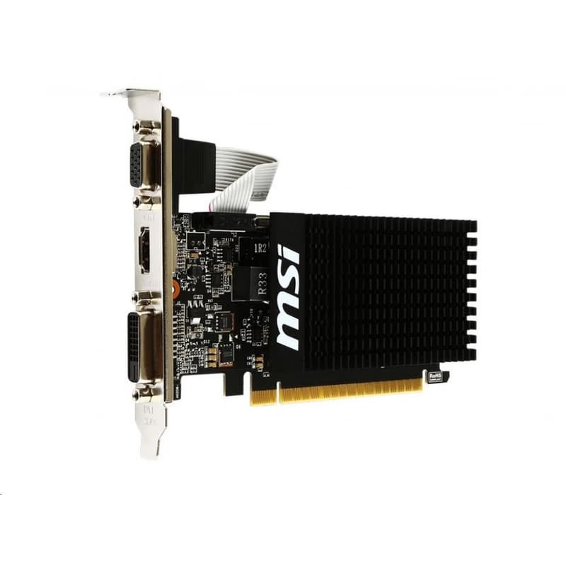MSI VGA NVIDIA GeForce GT 710 2GD3H LP, 2G DDR3, 1xHDMI, 1xVGA, 1xDVI 3