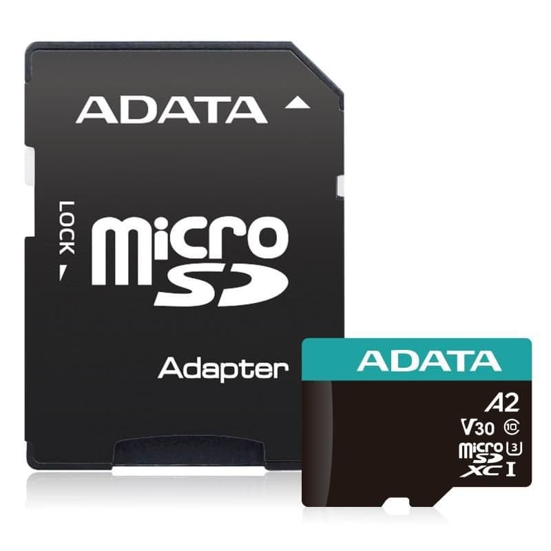 ADATA MicroSDXC karta 1TB Premier Pro UHS-I V30S (R: 100/W: 80 MB/s) + SD adaptér 2