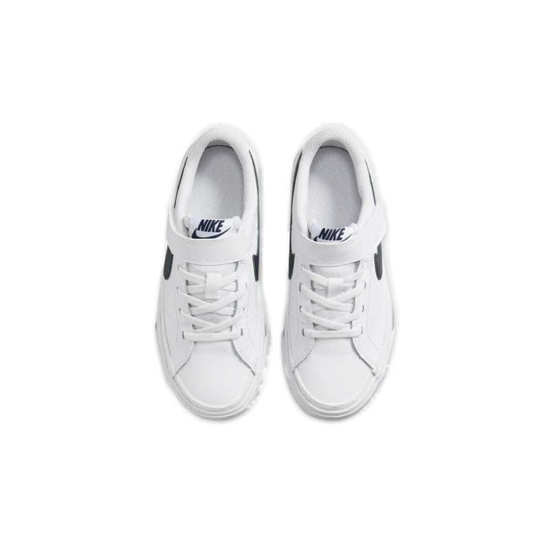 Chlapčenská rekreačná obuv NIKE Court Legacy K white midnight navy white 3