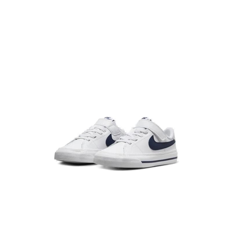 Chlapčenská rekreačná obuv NIKE Court Legacy K white midnight navy white 4
