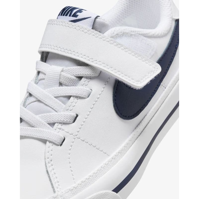 Chlapčenská rekreačná obuv NIKE Court Legacy K white midnight navy white 6