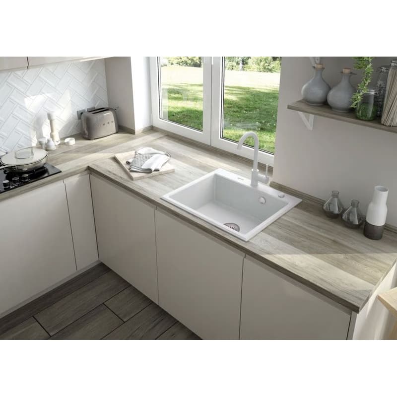 DEANTE DEANTE - Andante alabaster - Granitový drez ZQN_A103 5