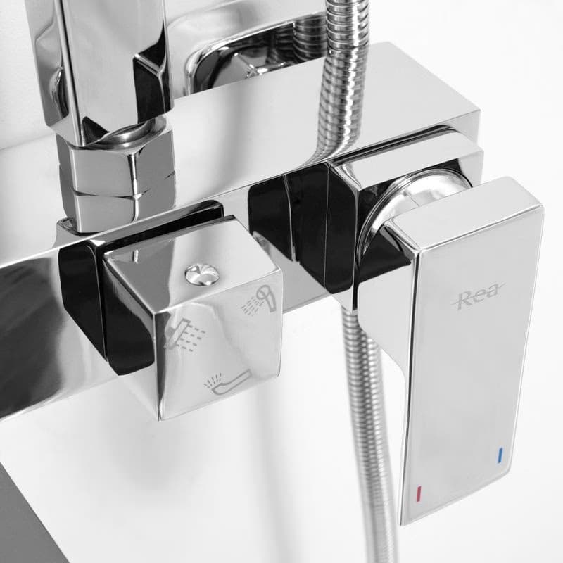 REA REA - Sprchový set s batériou 150mm s otočným výtokom Navaro REA-P0802 2