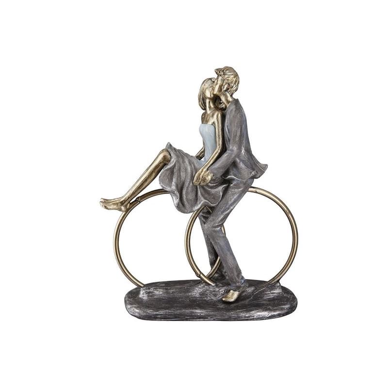 Socha páru na prsteňoch „Paar auf Ringen“, 25 cm 1