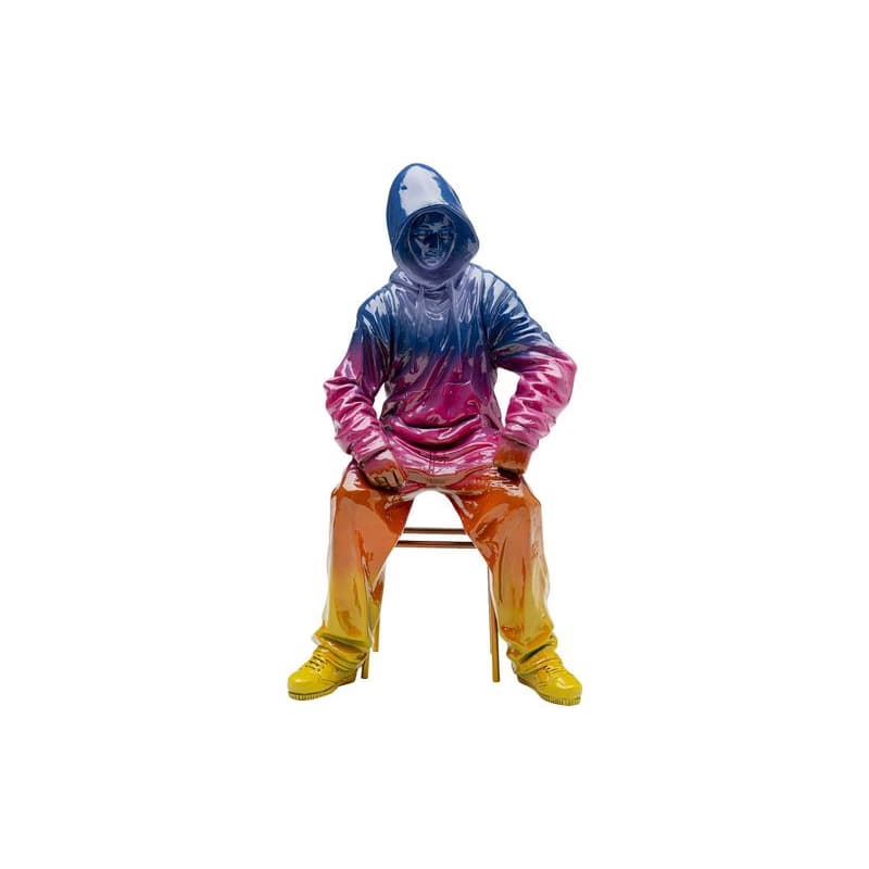 Street Art Boy Rainbow soška viacfarebná 36 cm 1