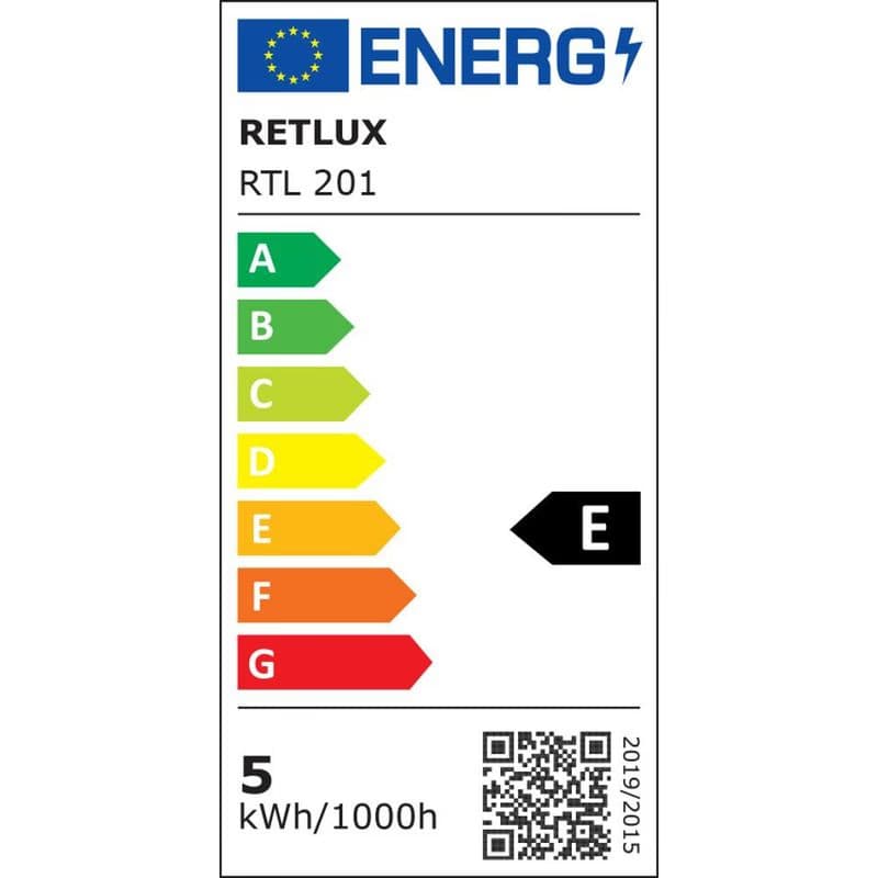 RTL 201 stm.LED lampa biela CCT 5W RETLUX 6