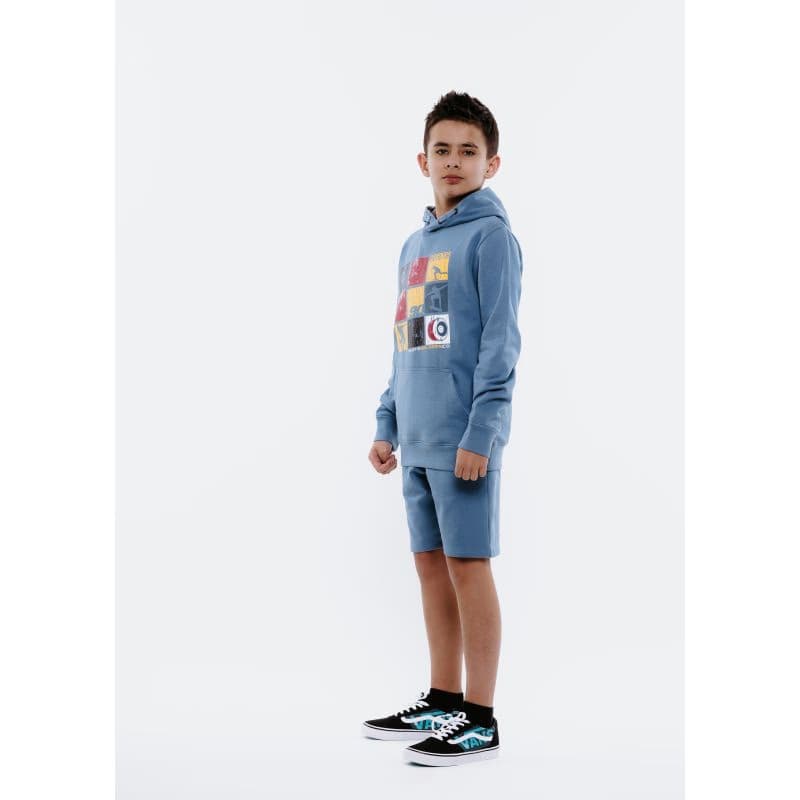 Chlapčenská mikina s kapucňou AUTHORITY H-SKATER90 B blue 4