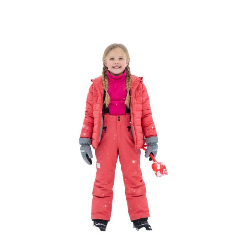 Dievčenské lyžiarske nohavice COLOR KIDS Ski Pants W. Pockets-5380-Diva Pink 2