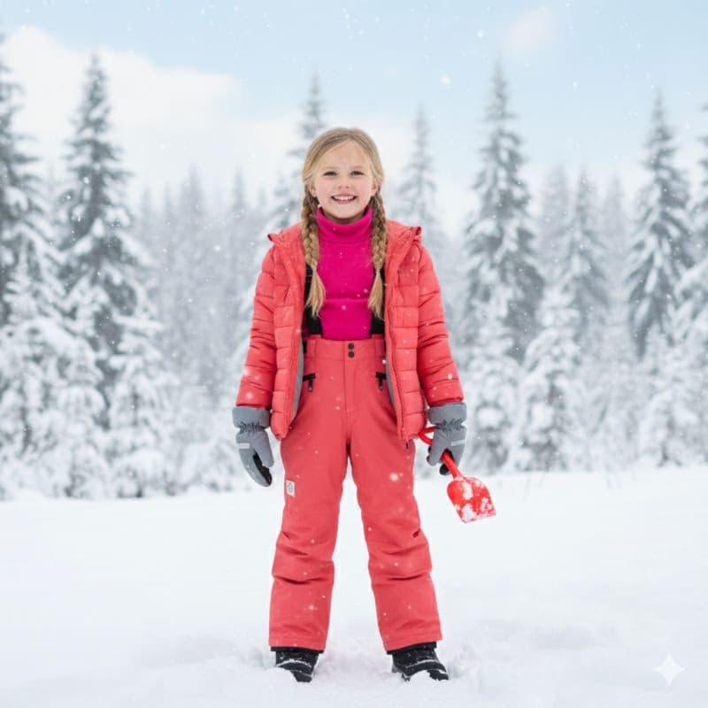 Dievčenské lyžiarske nohavice COLOR KIDS Ski Pants W. Pockets-5380-Diva Pink 6