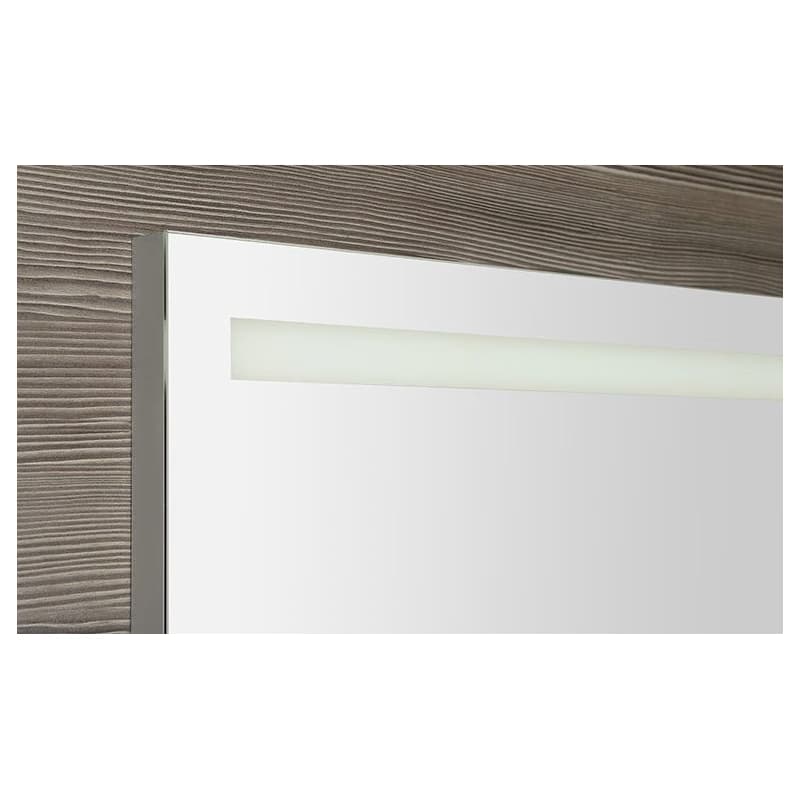 SAPHO - BRETO zrkadlo s LED osvetlením a policou 100x60,8cm BT100 5