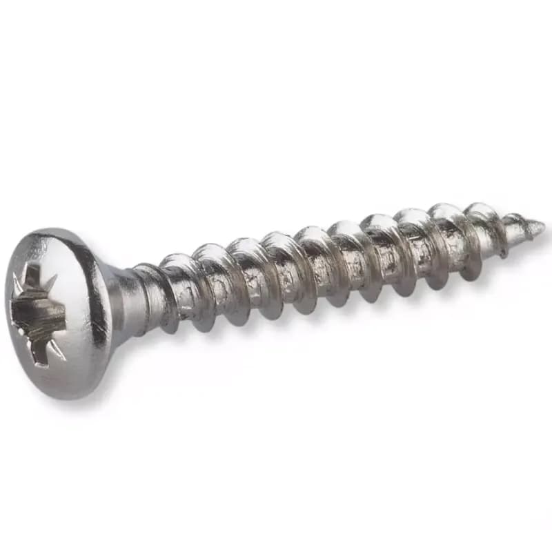Vruty oblá hlava niklované 4,0x30mm 1