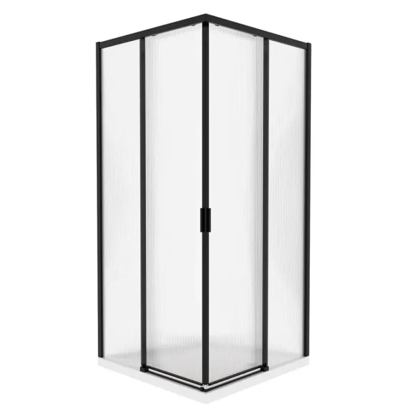 Sprchový kút štvorcový Eter 80x80x190 black