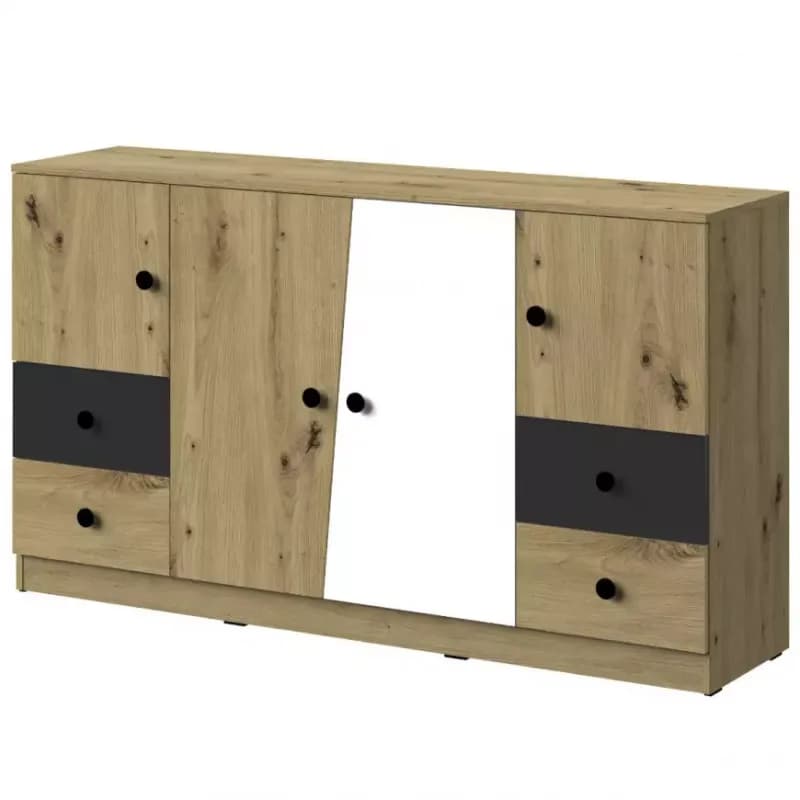 Komoda Nero 06 160 – Čierna Mat 1